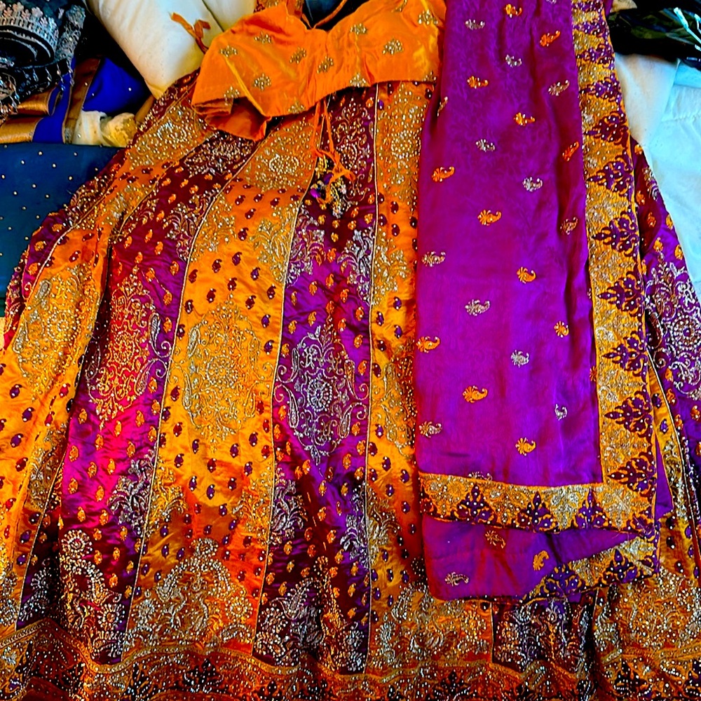 Selling Indian Lehanga: used only once. Fits small to medium size.